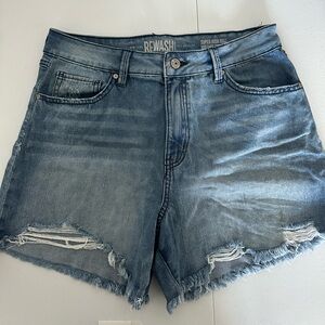 REWASH High Waist Jean Shorts